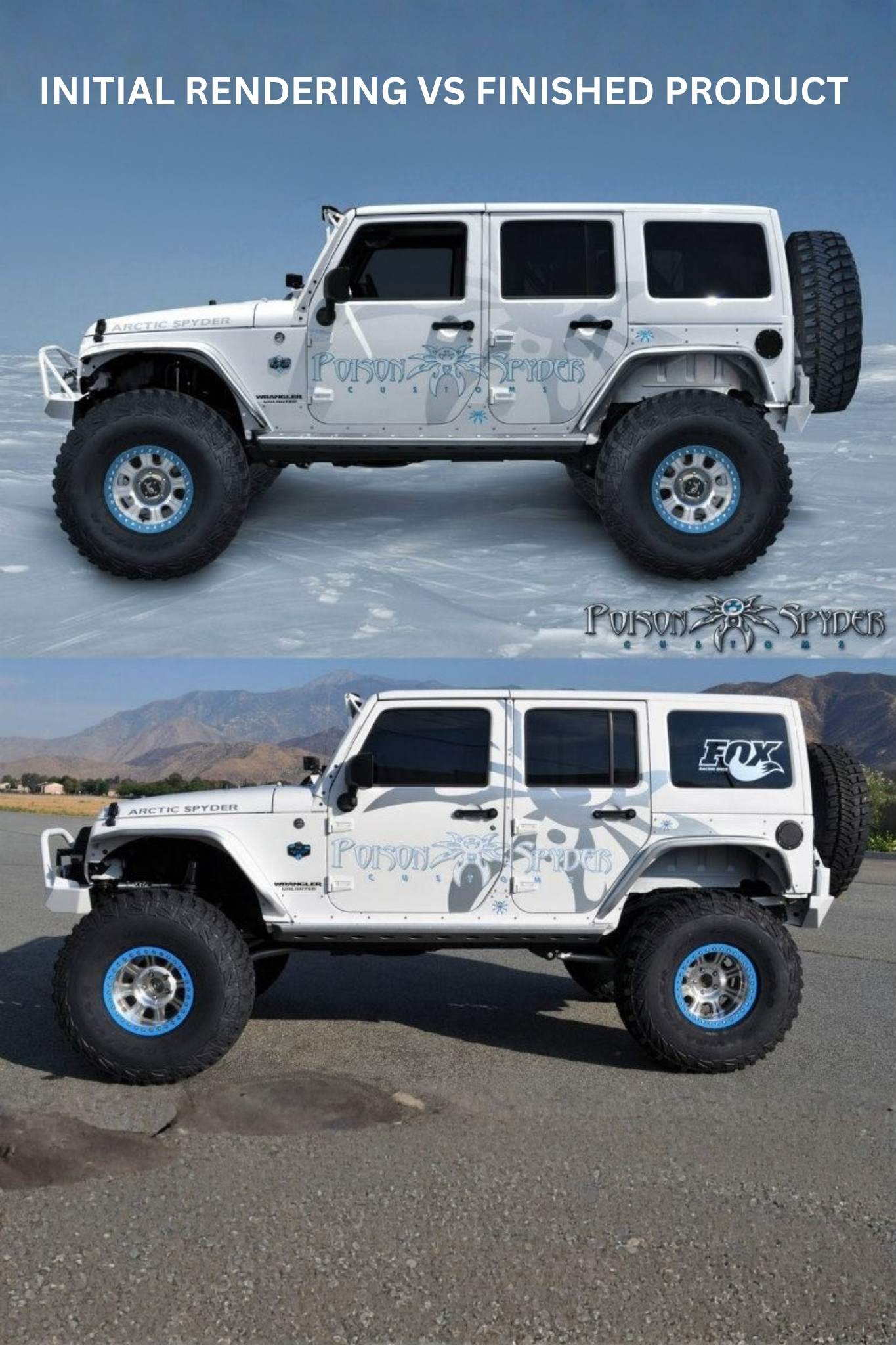 Arctic Spyder Jeep build side profile