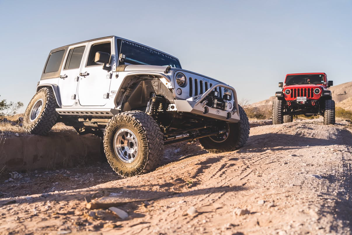 Poison Spyder Platinum Jeep Wrangler build detail