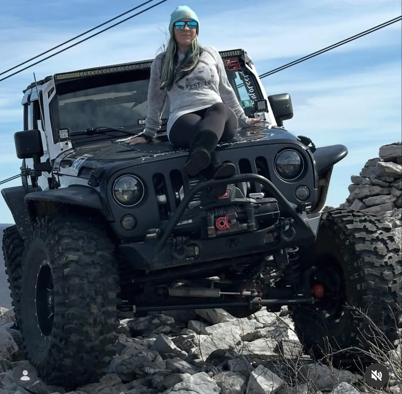 Enforcer, a Jeep Wrangler JK with Poison Spyder Brawler armor, build detail